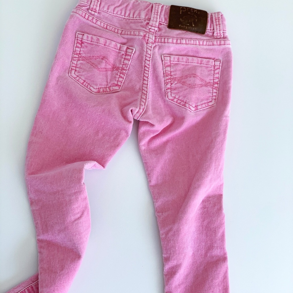 Peek Corduroy pink pants, Size 4